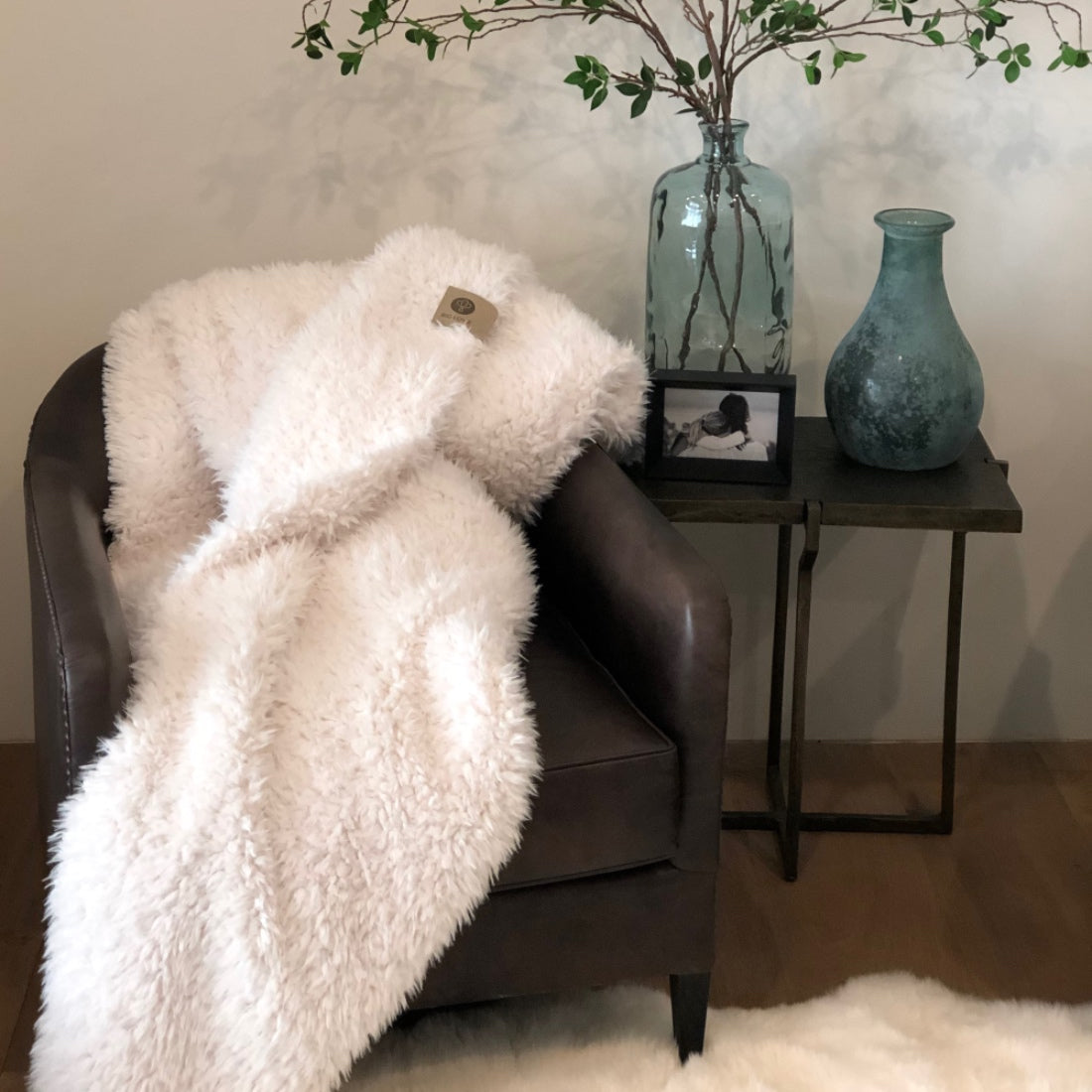 Angel Plush Blanket-Big Whisper White