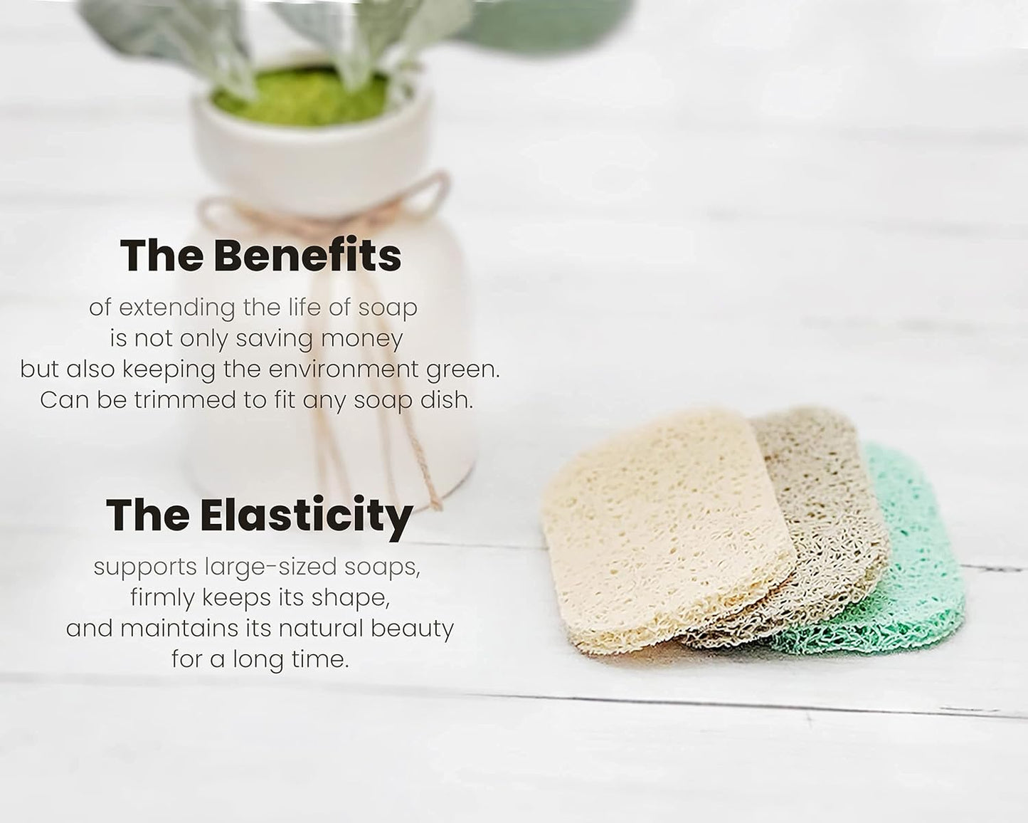 [8Pack Keep Soap Clean & Fresh Bathroom Soap Dishes, Soap Saver Set | Eco-Friendly, Recyclable | Flexible & Durable Soap Lift | Bpa-Free, Non-Slip Bath Soap Holders