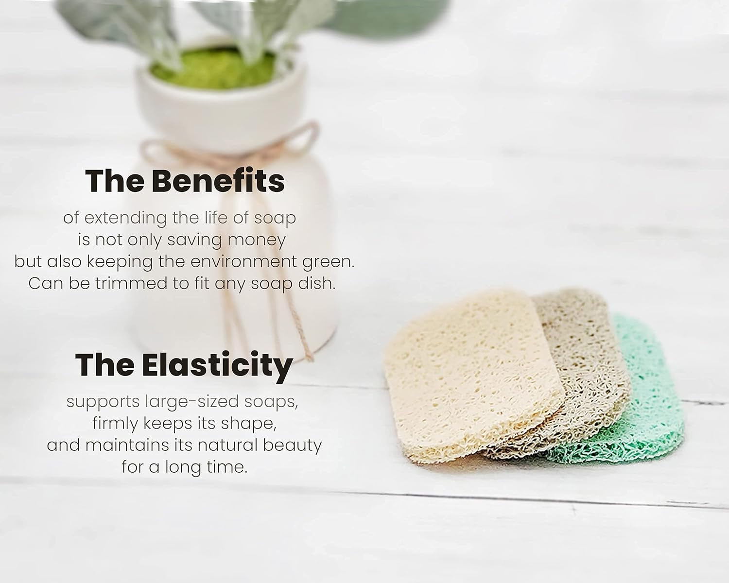 [8Pack Keep Soap Clean & Fresh Bathroom Soap Dishes, Soap Saver Set | Eco-Friendly, Recyclable | Flexible & Durable Soap Lift | Bpa-Free, Non-Slip Bath Soap Holders